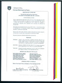 El Concejo Municipal de Pasto, propone huésped de honor.