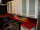Cocina y fregadero adaptado: